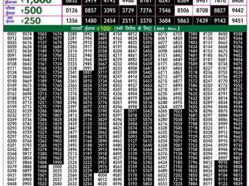 Lottery Result Today May 1, 2024