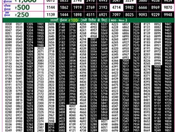 Lottery Result Today May 15, 2024