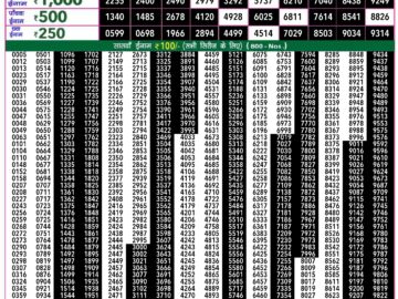 Lottery Result Today May 29, 2024