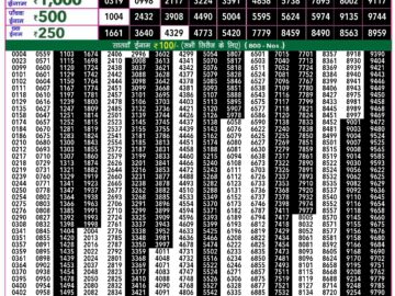 Lottery Result Today May 14, 2024