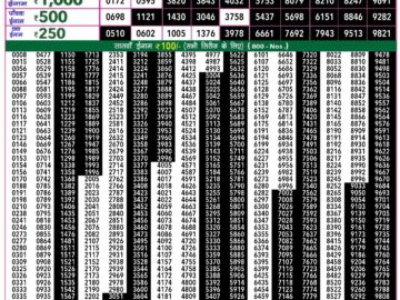 Lottery Result Today May 6, 2024