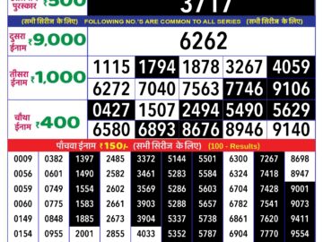 Lottery Result Today May 2, 2024