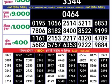 Lottery Result Today May 23, 2024