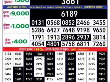 Lottery Result Today May 28, 2024