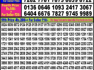 Lottery Result Today May 30, 2024