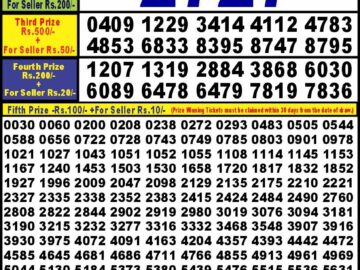 Lottery Result Today May 25, 2024