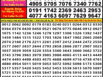 Lottery Result Today May 25, 2024