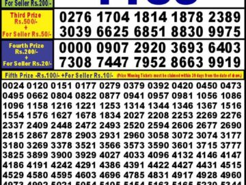 Lottery Result Today May 23, 2024