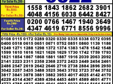 Lottery Result Today May 27, 2024