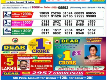 Lottery Result Today May 11, 2024