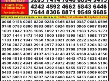 Lottery Result Today June 24, 2024