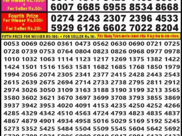 Lottery Result Today June 4, 2024