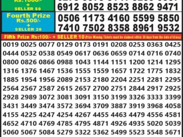 Lottery Result Today June 29, 2024