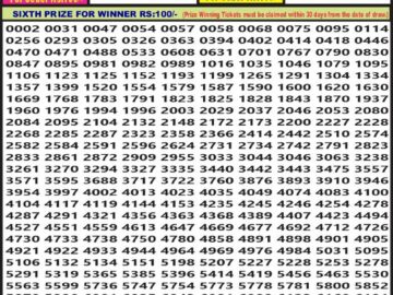 Lottery Result Today June 18, 2024