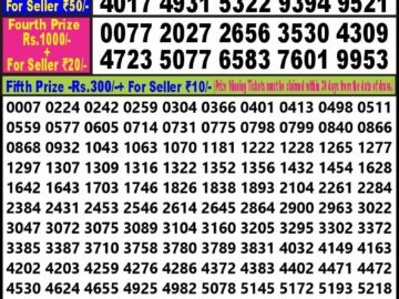 Lottery Result Today June 30, 2024