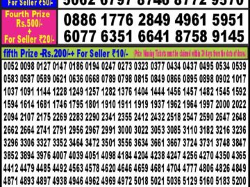 Lottery Result Today June 8, 2024