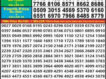 Lottery Result Today June 24, 2024