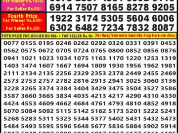 Lottery Result Today June 14, 2024