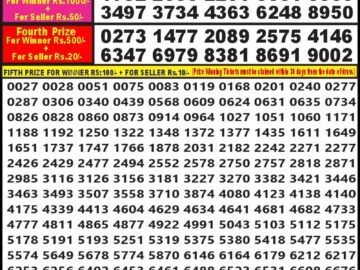 Lottery Result Today June 5, 2024