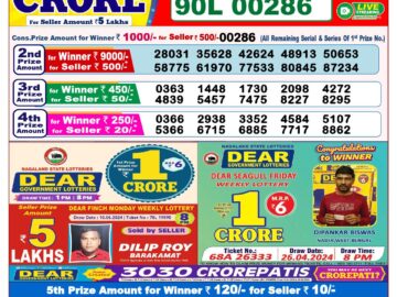 Lottery Result Today June 12, 2024