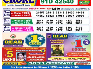 Lottery Result Today June 28, 2024