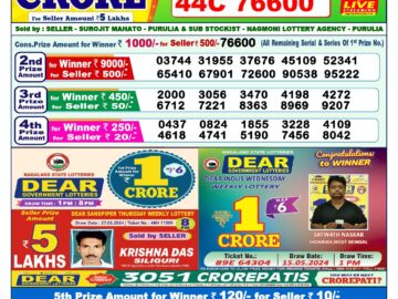 Lottery Result Today June 29, 2024