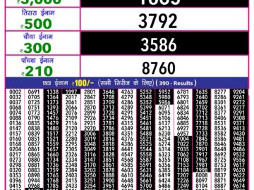 Lottery Result Today June 30, 2024