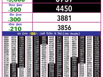 Lottery Result Today June 22, 2024