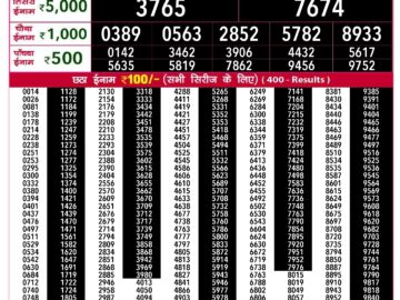 Lottery Result Today June 13, 2024