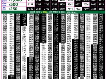 Lottery Result Today June 6, 2024