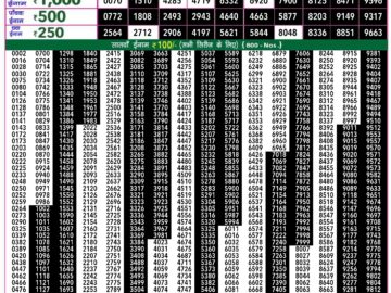 Lottery Result Today June 15, 2024