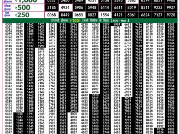 Lottery Result Today June 7, 2024