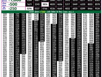 Lottery Result Today June 3, 2024