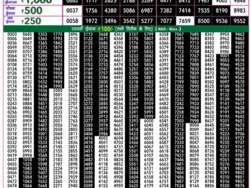 Lottery Result Today June 24, 2024