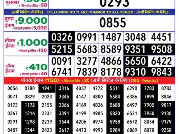 Lottery Result Today June 26, 2024