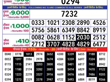 Lottery Result Today June 13, 2024