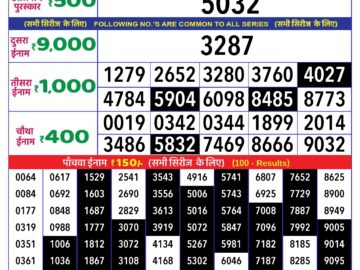 Lottery Result Today June 5, 2024