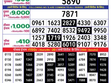 Lottery Result Today June 26, 2024