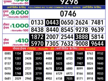 Lottery Result Today June 18, 2024