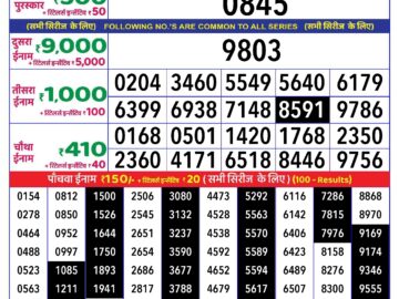 Lottery Result Today June 24, 2024