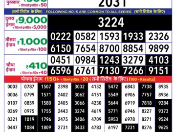 Lottery Result Today June 24, 2024