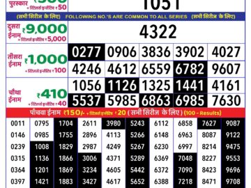 Lottery Result Today June 29, 2024