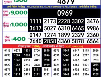 Lottery Result Today June 8, 2024