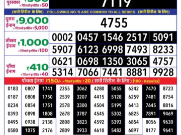 Lottery Result Today June 15, 2024