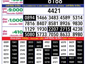 Lottery Result Today June 15, 2024