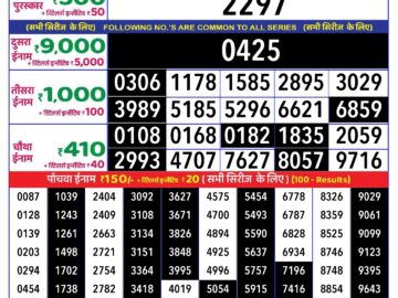 Lottery Result Today June 14, 2024