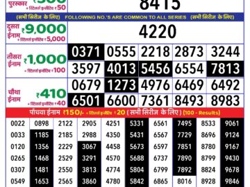 Lottery Result Today June 24, 2024