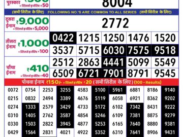 Lottery Result Today June 30, 2024