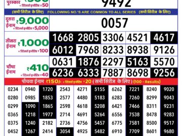 Lottery Result Today June 27, 2024