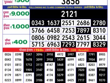 Lottery Result Today June 4, 2024